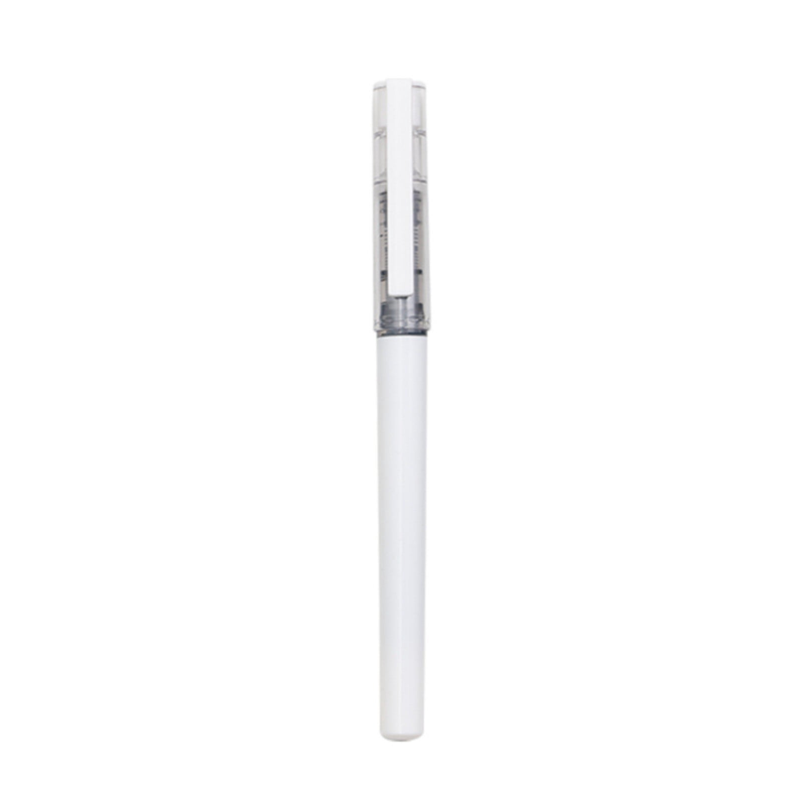 12-Pack 0.5Mm Liquid Ink Rollerball Pens Quick Drying Fine Point for Journaling and Drawing, Visible Ink Supply with Effortless Writing Experience, Cxui Rollerball Pens, Pen White