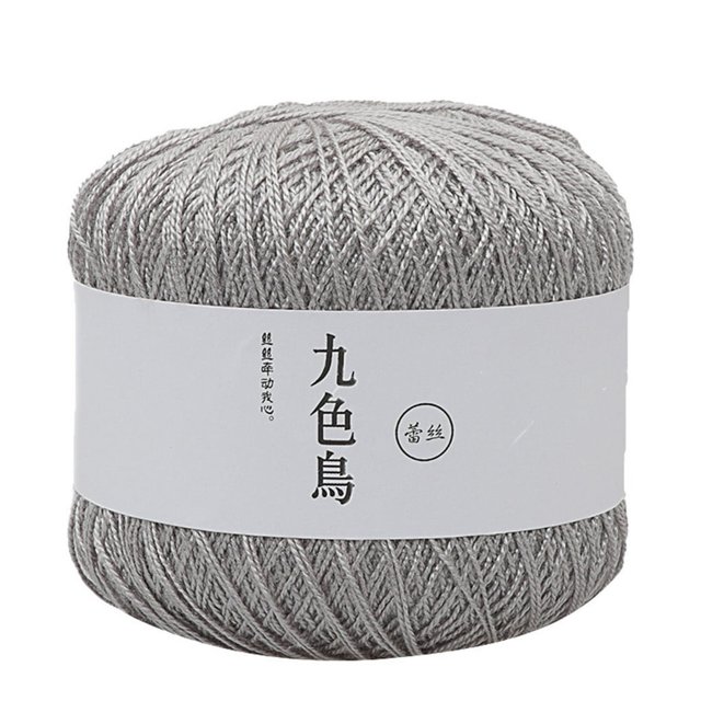 JUNWELL Lace Thread Diy Woven Cotton Fine Cotton Thread Crochet Yarn 8th