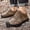 Khaki, variant on TIMIFIS Men's Casual Shoes High Top Fashion Sneaker Lightweight Men Boots Shoes ummer