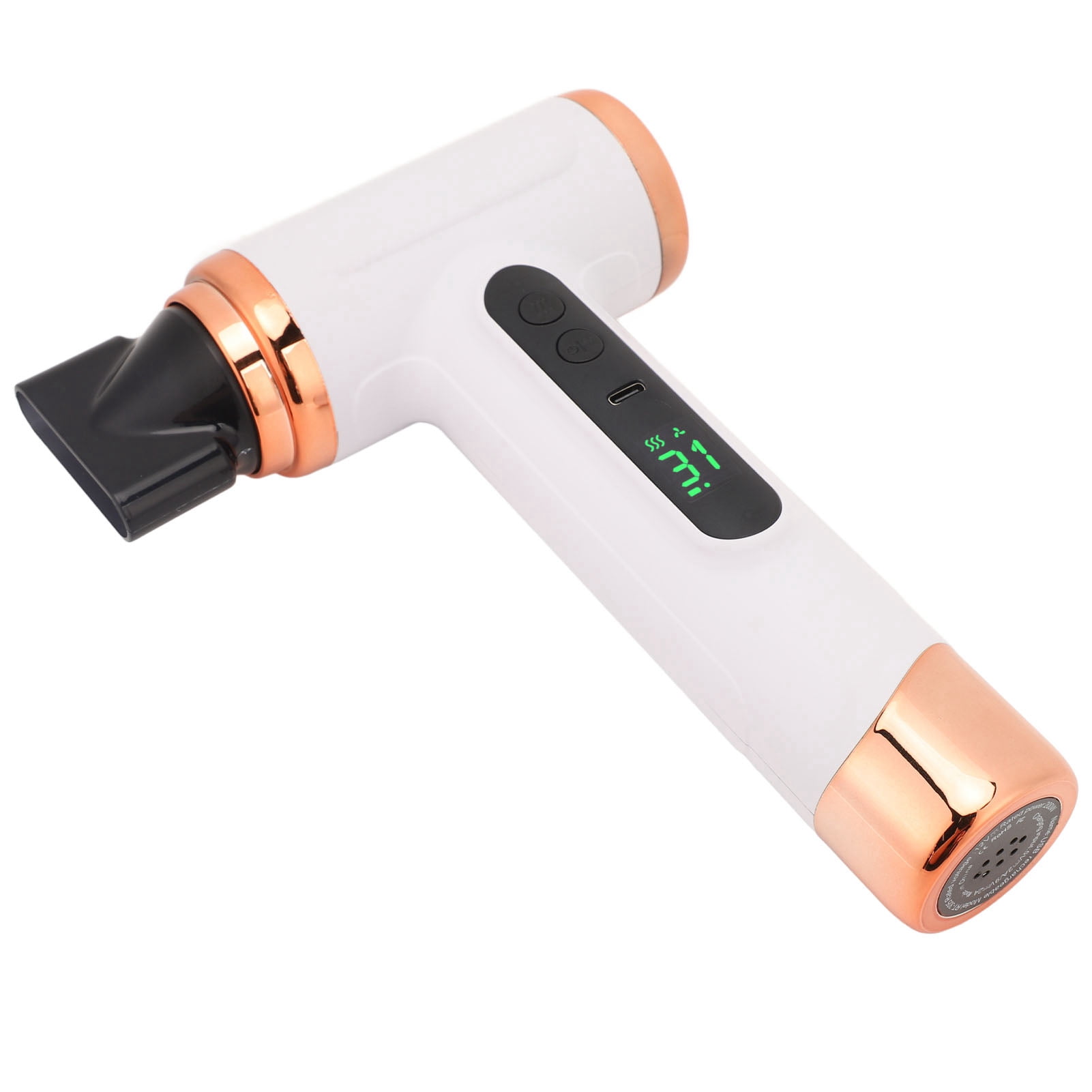 Portable Hair Dryer, 15000mAh 200W Cordless And Portable Hair Blow Dryer, Cold Hot Wind Cordless Hair Dryer with 360 Degree Rotating Nozzle for Students Dormitory