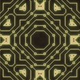 thumbnail image 1 of Ahgly Tapis d'Intérieur Lavable en Machine Carré Transitionnel Gris Minuit, 8 Pieds Carré, 1 of 7