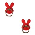 thumbnail image 2 of braveheart Cute Rabbit Aluminum Alloy Phone Stand Tablets Hand Grip Kickstand Mount Holder Red 2Set, 2 of 6