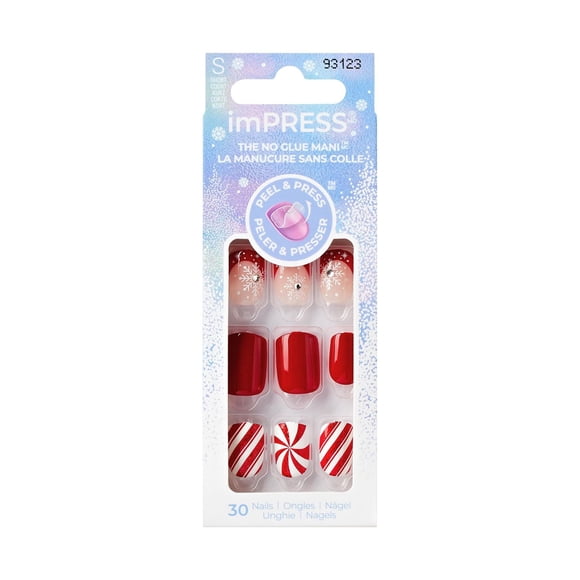 imPRESS Holiday Press-On Nails - Short Length - Square Shape