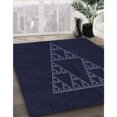 thumbnail image 3 of Ahgly Company Tapis Rond Lavable en Machine Intérieur Transitionnel Noir Nuit, 3 Pieds Rond, 3 of 7