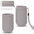 thumbnail image 4 of 1Pcs Travel Toothbrush Holder, Multifunction Wash Cup for Business Trips, Portable Lightweight Toothbrush Holder Cup, Available, 4 of 8