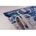 thumbnail image 4 of Ladole Rugs Kahina Traditional Botanical Style Sustainable Innovative Area Rug Carpet Tapis in Blue, 4 of 4