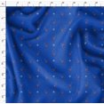 thumbnail image 4 of Soimoi Blue Rayon Fabric Stars & Violin Musical Instrument Printed Craft Fabric by the Yard 56 Inch Wide, 4 of 5