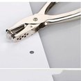 thumbnail image 3 of Paper Punch 8 Page Metal School Loose-leaf Single Puncher Hand Tool 3mm Hole, 3 of 8
