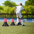 thumbnail image 3 of Football Cone, Durable Portable Football Marking Discs, Soccer Marker, Cone Shape Design For Basketball Outdoor Sports, 3 of 8