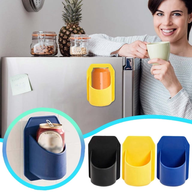 Wall Mounted Beverage Glass Holder for Kitchen Bar and Bathroom Storage Organization