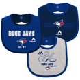 thumbnail image 1 of Newborn Toronto Blue Jays Fair Catch 3-Pack Bib Set, 1 of 5