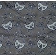 thumbnail image 4 of oneOone Organic Cotton Poplin Twill Fabric Leaves & Floral Block Decor Fabric Printed BTY 42 Inch Wide, 4 of 4