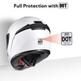 thumbnail image 2 of AHR RUN-F3 Full Face Motorcycle Helmet Adult DOT Lightweight Street Bike Touring Racing XL, 2 of 10