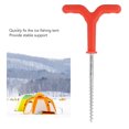 thumbnail image 4 of Perceuse à Glace, Piquet de Pêche sur Glace à Fixation Rapide Support Stable pour Extérieur, 4 of 7