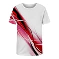 thumbnail image 3 of Ketyyh-chn99 Shirt T - pour Homme T-Shirt Oversize Homme Coton Confortable à Manches Courtes Col Rond Coupe Décontractée T-Shirt Ample T-Shirt Doux Classique Rouge,2TG, 3 of 4