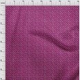 thumbnail image 4 of oneOone Viscose Chiffon Dark Magenta Fabric Colorful Dinosaur Cartoon Sewing Craft Projects Fabric Prints By Yard 42 Inch Wide, 4 of 5