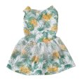 thumbnail image 2 of Cat Dress, Summer Dog Dress Polyester Leaf Pattern Easy To Put On And Take Off  For Daily XS,S,M,L, 2 of 8