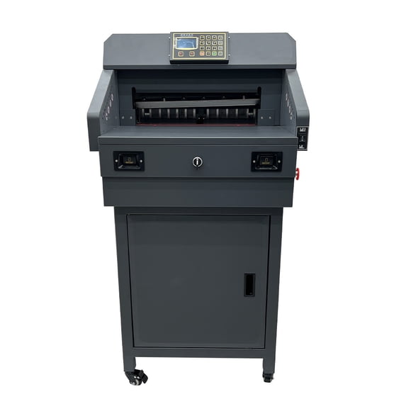 18" Electric Numerical Paper Cutter Automatic Heavy Duty Paper Stack Guillotine Trimmer 110V