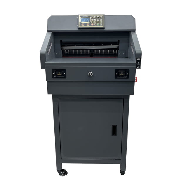 18" Electric Numerical Paper Cutter Automatic Heavy Duty Paper Stack Guillotine Trimmer 110V
