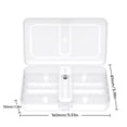 thumbnail image 3 of EGNMCR Closet Organizers and Storage, Battery Storage Box Energy Gathering Box Power Measurement Number 5 Battery And Number 7 Battery Plastic Lithium Battery Storage Box Battery storage, 3 of 9