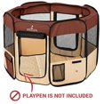 thumbnail image 2 of Zampa Pets Quality Whelp Round, Circular Shape Reusable Dog Pee Pads/Quilted, Fast Absorbing Dog Whelping Pad/Waterproof Puppy Training Mats/Machine Washable, Great for Playpen, 2 of 9
