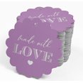 thumbnail image 4 of Inkdotpot 100 Pack Real Silver Foil Paper Tags Made With Love Text Favor Hang Tags, 4 of 6