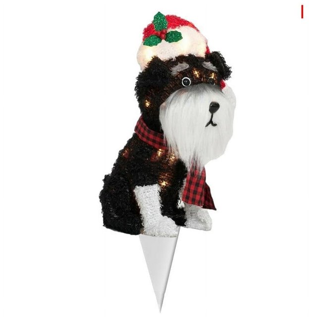 Christmas Decorations Outside Light-Up Animals Dog Deer Santa ClausOutside