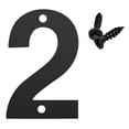 thumbnail image 1 of Floating House Numbers for Outside,3 Inch Modern House Numbers for Outside,Large Metal Address Numbers for House,Anti-Rust Floating House Numbers with Nail Kits for Front Door Garden Mailbox,Black, 1 of 7