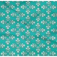 thumbnail image 4 of oneOone Organic Cotton Poplin Twill Fabric Floral Block Printed Craft Fabric BTY 42 Inch Wide, 4 of 4