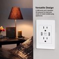 thumbnail image 3 of USB Charger Wall Outlet, Plastic 2 USB Port USB Wall Outlets   for Office, 3 of 7