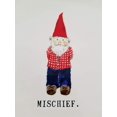 thumbnail image 2 of Rae Dunn Magic Merry Mischief Gnomes 14 Inch Oval Christmas Serving Tray Platter. Typeset Lettering. by Magenta., 2 of 5