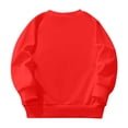 thumbnail image 5 of MIASHUI Girls Sweatshirt Tops Letter Prints Crewneck Pullover,Red,4-5 Years, 5 of 5