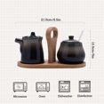 thumbnail image 4 of Qeeadeea Cream And Sugar Set For Coffee Bar, Creamer And Sugar Sets, Sugar Bowl And Creamer Set, Gradient Coffee Serving Set-vintage shine-Milk jug and sugar jar, 4 of 8