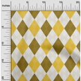 thumbnail image 2 of oneOone Rayon Yellow Fabric Check Argyle Sewing Craft Projects Fabric Prints By Yard 56 Inch Wide, 2 of 4