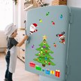 thumbnail image 2 of tredstone Christmas Fridge Decorations Holiday Styling Reindeer Santa Claus Designs Has Suction Force On type+3, 2 of 6
