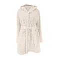 thumbnail image 4 of siminseming Christmas Women Robes Plush Absorbency Robe For Women Extra Long Fleece Bathrobe With Hood & Pockets | Warm Cloth Loungewear Clothing Shoes & Accessories, 4 of 4