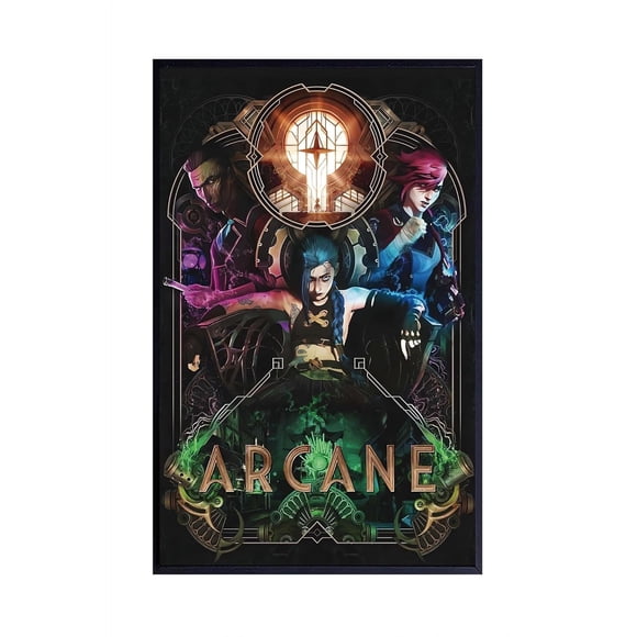 PPHAOSHO Behrens anime cartoon Arcane League of Legends Game Poster frameless Painting Canvas Wall Posters Art Picture Print Modern Home Decor 8x12inch