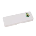 thumbnail image 1 of A Pencil Case Frosted Plastic Fruit Pattern Storage organizer With Large Capacity for Students School Supplies Multifunctional Small Storage Box 7.68 X 2.52 X 0.40 Inches, 1 of 6