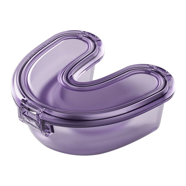 Lksixu Braces Retainer Storage Box Convenient Orthodontic Box Orthodontic Appliance Denture Box Breathable Denture Box Storage Bins Organizers and Storage