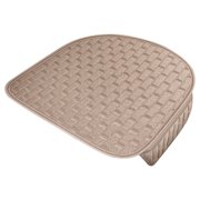 Car Seat Covers, Car Seat Cushion Protector Front Seat Covers 50x50cm, Non-Slip Breathable Universal Car Seat Protector, Cotton Linen Half Surround with Storage Pouch