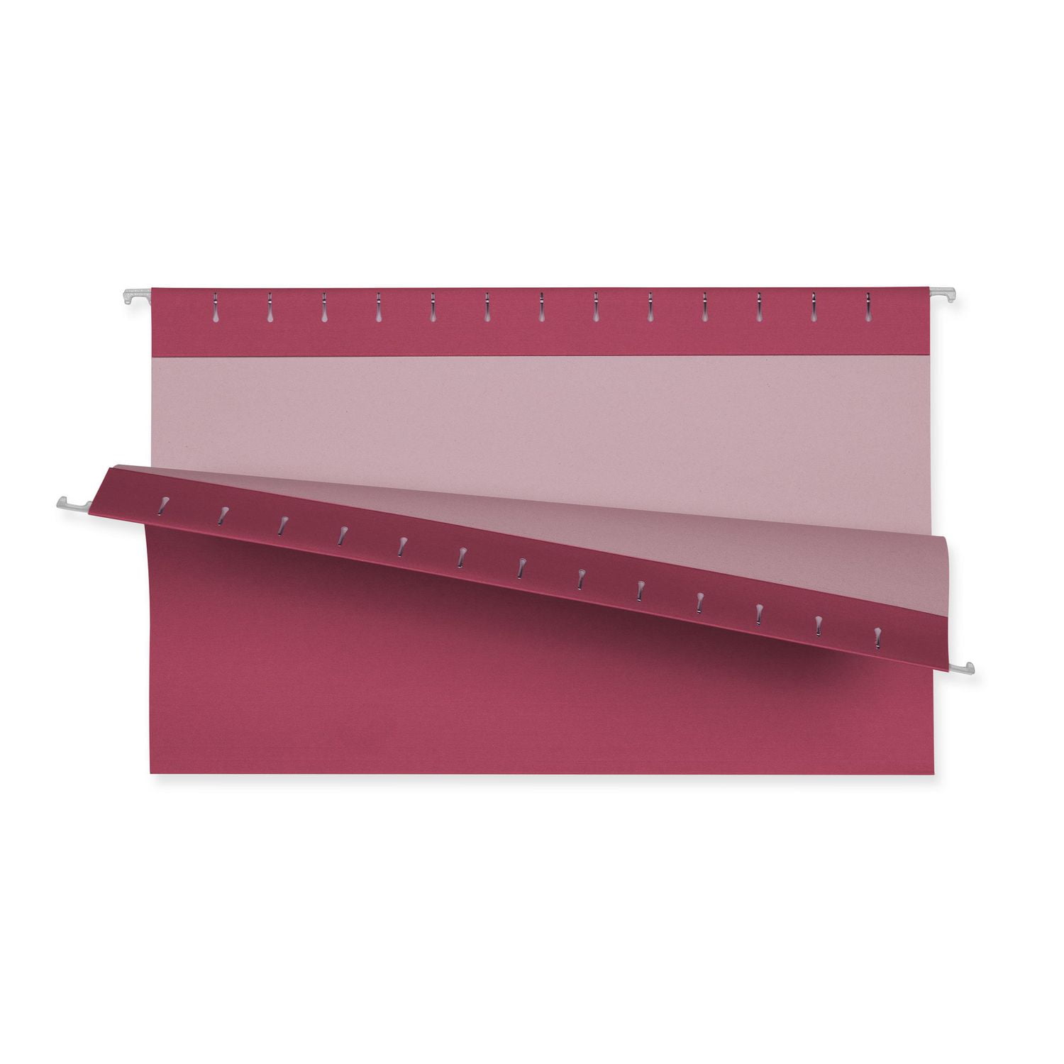 Chemises Suspendues Continental Format Lettre, Couleur Rouge, 6 Unités