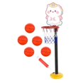 thumbnail image 2 of S SERENABLE Basketball Hoop Set for Kids Basketball Net for Dribbling Practice Boys Yard White, 2 of 9
