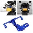 thumbnail image 1 of Motorcycle License Plate Holder, Motorcycle License Plate Holder Bracket, Adjustable Telescopic Aluminum Alloy with LED Light, 1 of 7