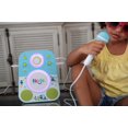 thumbnail image 3 of Singing Machine - Kids Mood, Haut Parleur bluetooth avec microphone, Bleu/Vert, 3 of 9