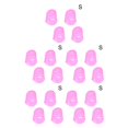 thumbnail image 3 of QualitChoice 4 Pcs Guitare Jouer Main Gauche Bout des Doigts Ukulélé Guitare Bout des Doigts Housse de Protection en Silicone Rose P 5Ensemble, 3 of 6