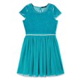 thumbnail image 1 of George Girls' Velour and Mesh Dress, 1 of 2