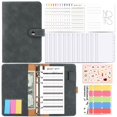 thumbnail image 1 of A6 Ring Binder, Budget Planner - 6 Holes Loose Leaf Notebook with Binder Pockets Money, 1 of 8