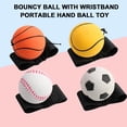 thumbnail image 2 of Kid Hand Ball Wristband Toy Rubber Exercises Hand Ball Game Bouncing Ball Elastic Rope Children Kids Outdoor Toy Ball, 2 of 7
