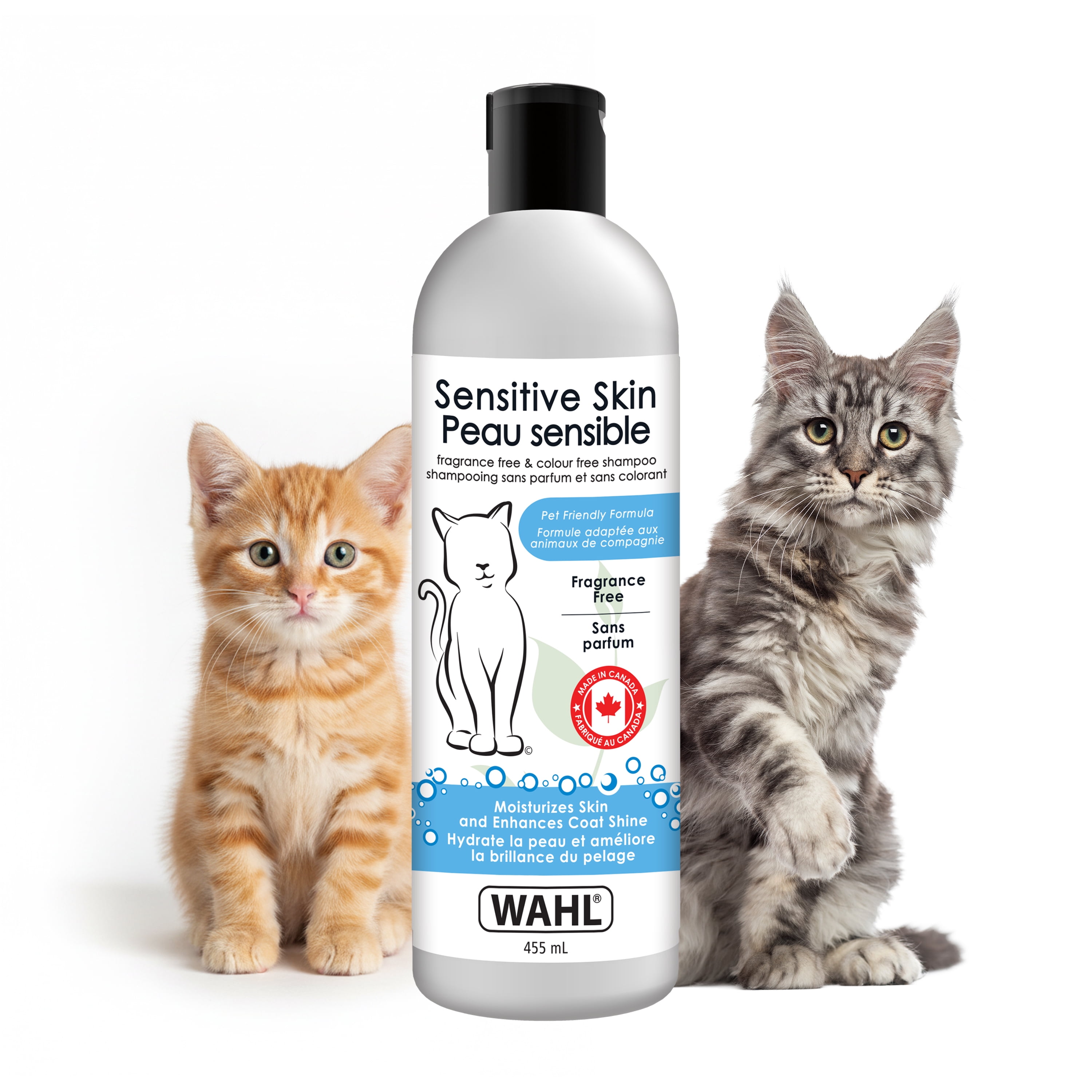 Wahl Shampooing pour Chat à Peau Sensible, 455mL