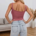 thumbnail image 4 of Women's Sleeveless Layering Tank Top for Everyday Wear Casual Summer Basic Stretch Fit Inner Layering, 4 of 5